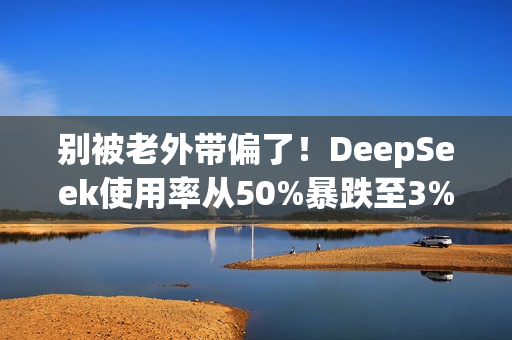 别被老外带偏了！DeepSeek使用率从50%暴跌至3% 揭秘背后：对中国科技抹黑