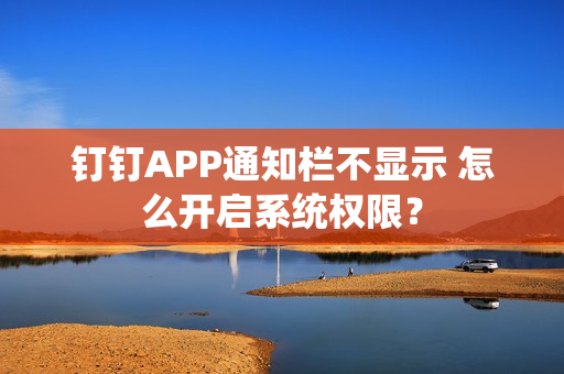 钉钉APP通知栏不显示 怎么开启系统权限？