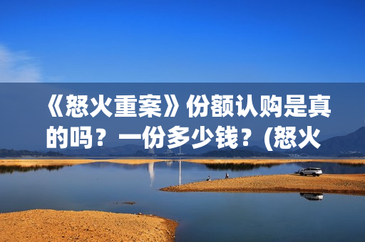 《怒火重案》份额认购是真的吗？一份多少钱？(怒火重案口碑炸裂)