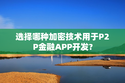 选择哪种加密技术用于P2P金融APP开发?