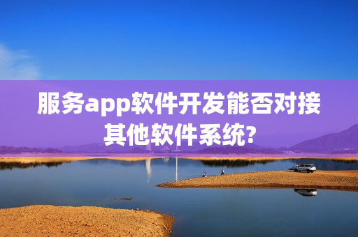 服务app软件开发能否对接其他软件系统?