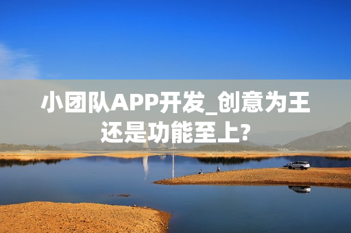 小团队APP开发_创意为王还是功能至上?