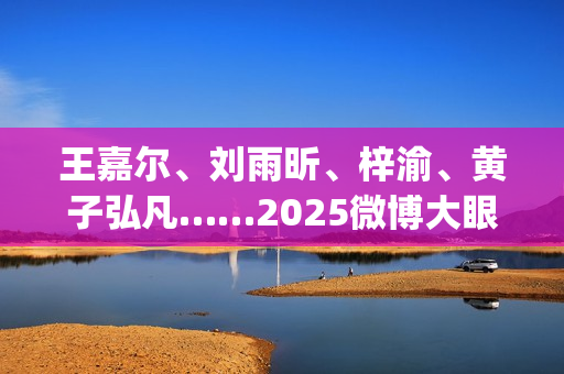王嘉尔、刘雨昕、梓渝、黄子弘凡……2025微博大眼音乐节火热售票中！ (刘雨昕新歌王嘉尔)