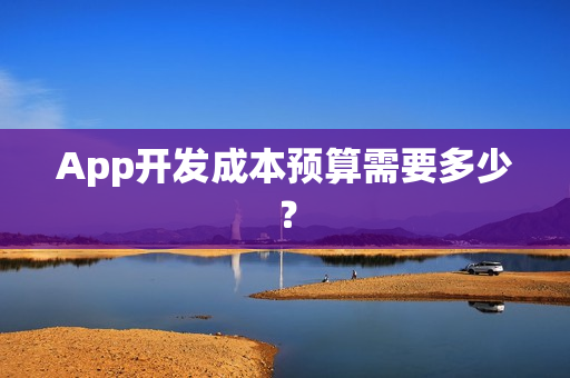 App开发成本预算需要多少？
