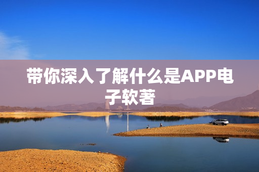带你深入了解什么是APP电子软著
