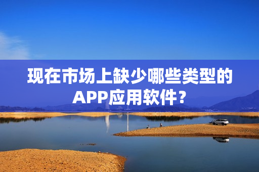 现在市场上缺少哪些类型的APP应用软件？