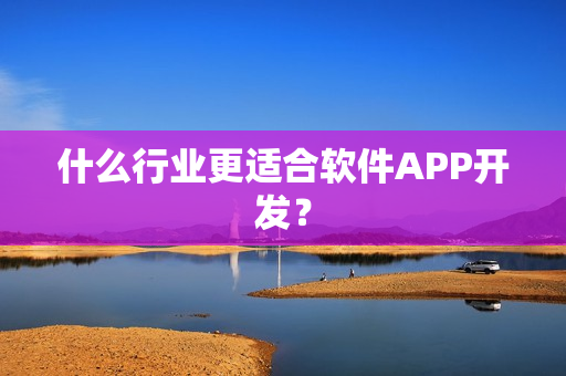 什么行业更适合软件APP开发？