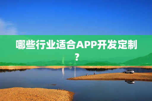哪些行业适合APP开发定制？