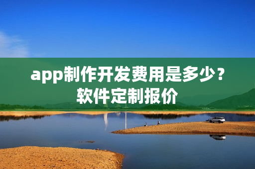 app制作开发费用是多少？软件定制报价