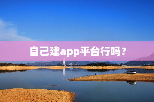 自己建app平台行吗？