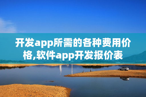 开发app所需的各种费用价格,软件app开发报价表