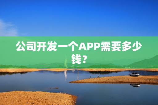 公司开发一个APP需要多少钱？