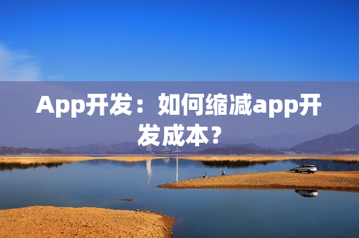 App开发：如何缩减app开发成本？