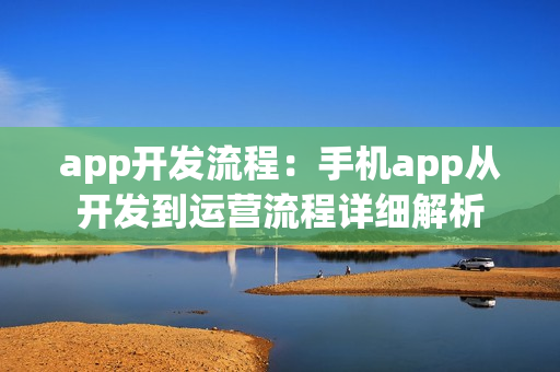 app开发流程：手机app从开发到运营流程详细解析