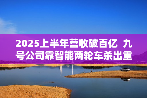 2025上半年营收破百亿  九号公司靠智能两轮车杀出重围