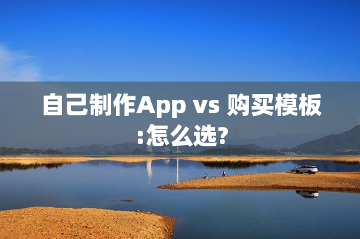 自己制作App vs 购买模板:怎么选?