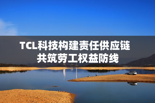 TCL科技构建责任供应链  共筑劳工权益防线