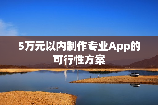 5万元以内制作专业App的可行性方案