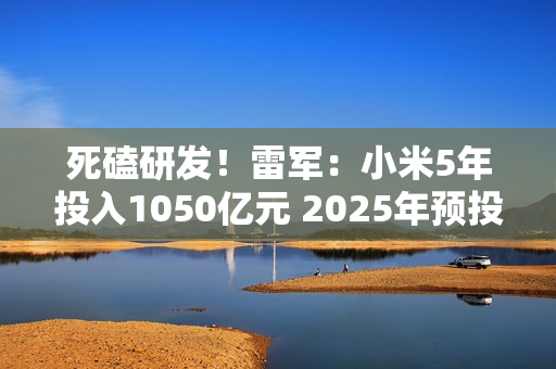 死磕研发！雷军：小米5年投入1050亿元 2025年预投入300亿