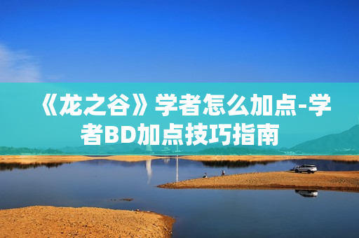 《龙之谷》学者怎么加点-学者BD加点技巧指南