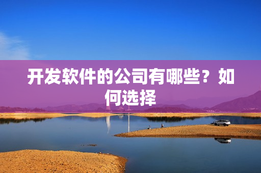 开发软件的公司有哪些？如何选择