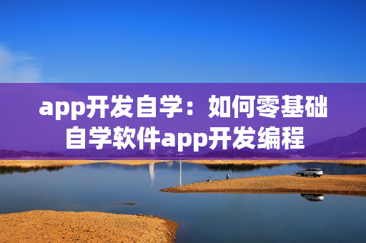 app开发自学：如何零基础自学软件app开发编程
