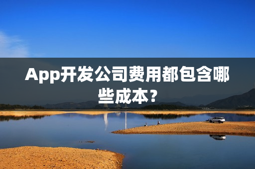 App开发公司费用都包含哪些成本？