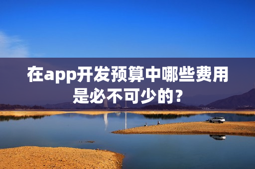 在app开发预算中哪些费用是必不可少的？