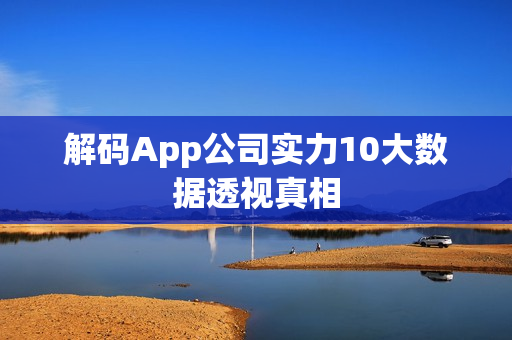 解码App公司实力10大数据透视真相