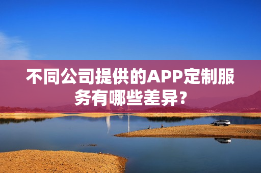 不同公司提供的APP定制服务有哪些差异？