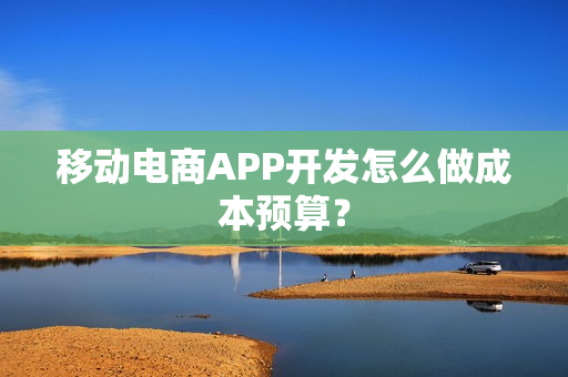 移动电商APP开发怎么做成本预算？