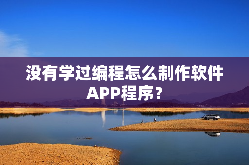 没有学过编程怎么制作软件APP程序？