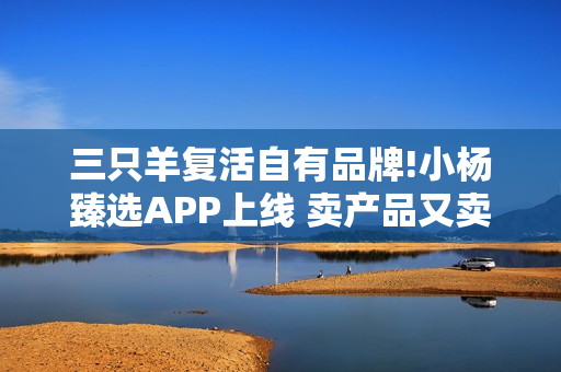 三只羊复活自有品牌!小杨臻选APP上线 卖产品又卖会员