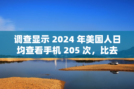 调查显示 2024 年美国人日均查看手机 205 次，比去年增加 42.3%