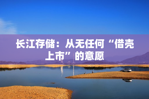 长江存储：从无任何“借壳上市”的意愿