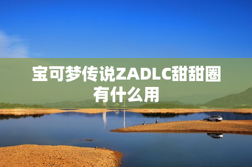 宝可梦传说ZADLC甜甜圈有什么用