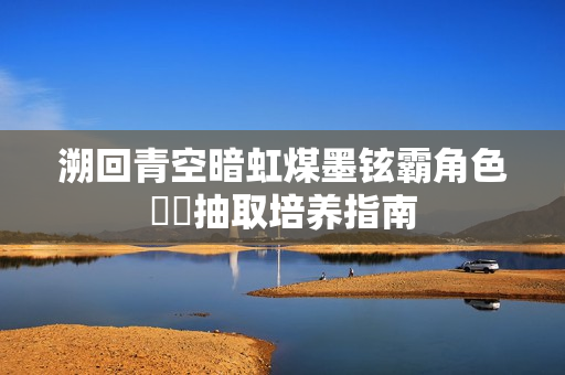 溯回青空暗虹煤墨铉霸角色​​抽取培养指南