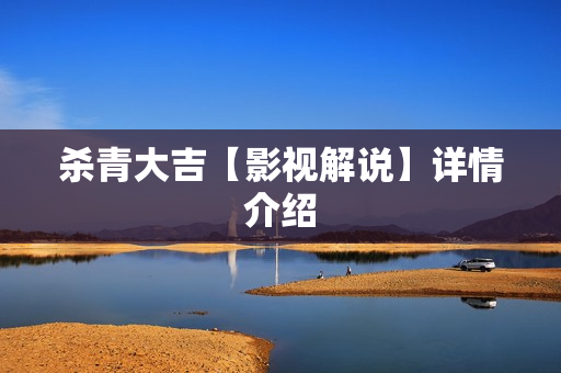 杀青大吉【影视解说】详情介绍