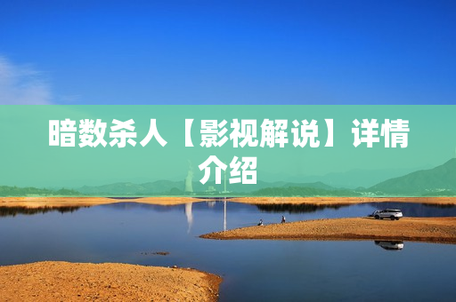 暗数杀人【影视解说】详情介绍