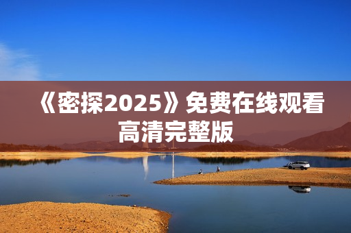 《密探2025》免费在线观看高清完整版