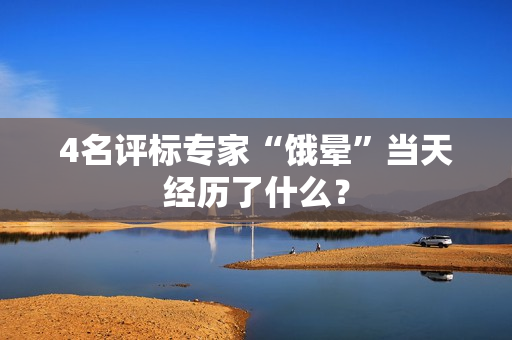 4名评标专家“饿晕”当天经历了什么？