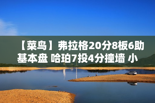 【菜鸟】弗拉格20分8板6助基本盘 哈珀7投4分撞墙 小理查德森20分