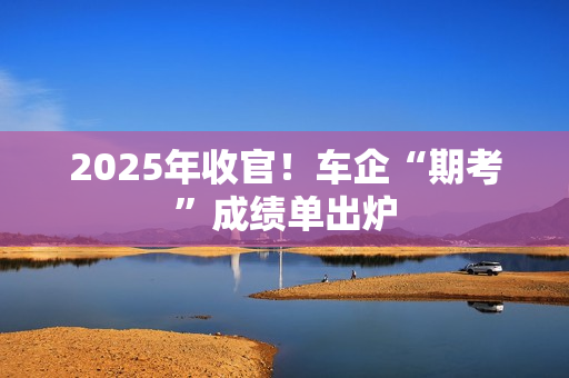 2025年收官！车企“期考”成绩单出炉
