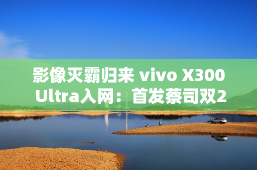 影像灭霸归来 vivo X300 Ultra入网：首发蔡司双2亿组合