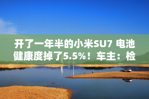 开了一年半的小米SU7 电池健康度掉了5.5%！车主：检测出来我震 惊了