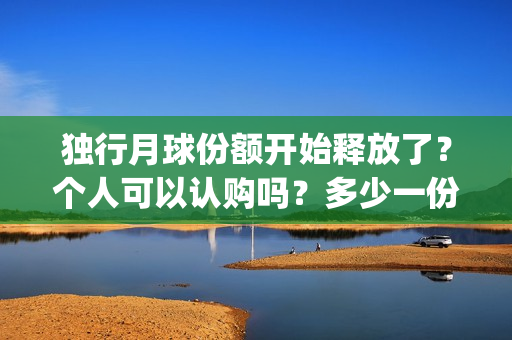 独行月球份额开始释放了？个人可以认购吗？多少一份？成本多少？(独行月球演员表)