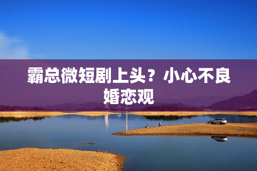 霸总微短剧上头？小心不良婚恋观