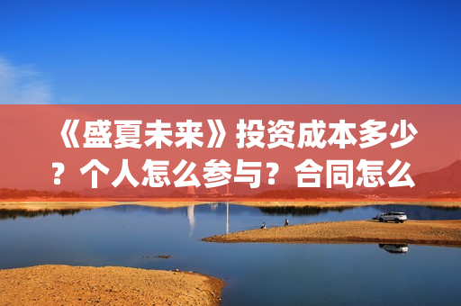 《盛夏未来》投资成本多少？个人怎么参与？合同怎么签？(盛夏未来ts)