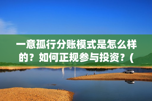一意孤行分账模式是怎么样的？如何正规参与投资？(啥叫一意孤行)