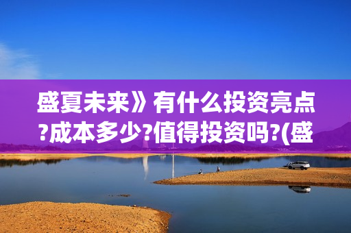 盛夏未来》有什么投资亮点?成本多少?值得投资吗?(盛夏未来ing)